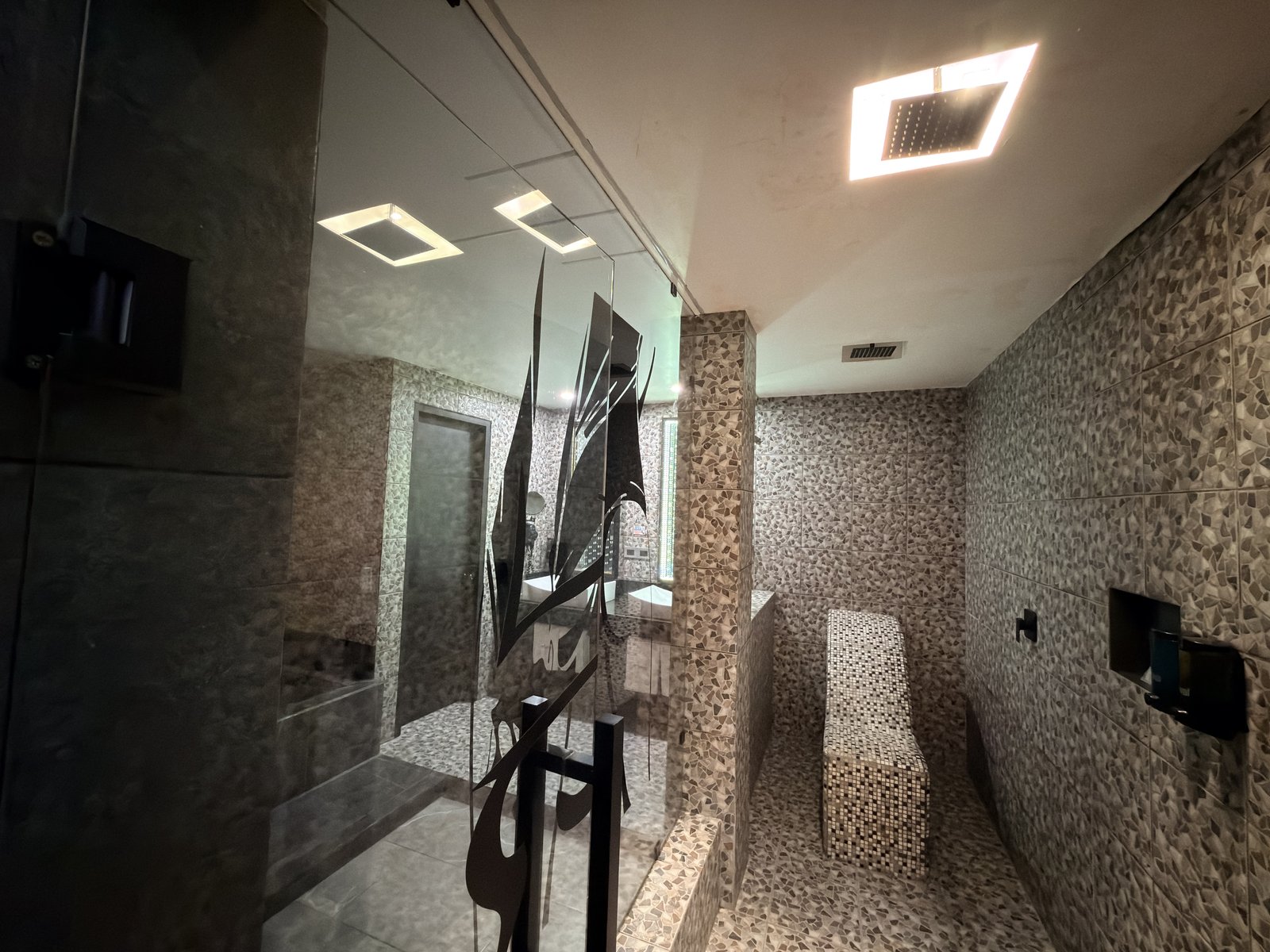 Área de vapor de la habitación con jacuzzi, Red Garden Hotel CDMX